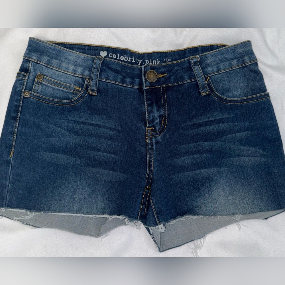 Celebrity Pink- High Rise Short  Denim Blue Jean Shorts- Size 5